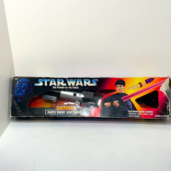 Vintage 1996 Star Wars Electronic Darth Vader Lightsaber! Tested